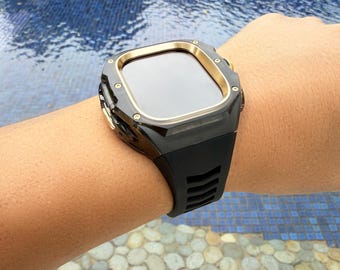 49 mm ウルトラ クリスタル アップル ウォッチ バンドおよび/または