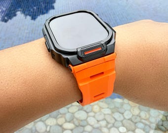 49 mm ウルトラ クリスタル アップル ウォッチ バンドおよび/または