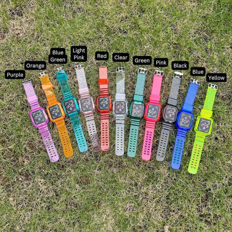 Transparent TPU Yellow Case Band Apple Watch Ultra 38-49mm All in One TPU Design Bumper Case Protection iWatch Series 11 10 9 8 7 6 5 4 3 2 image 6