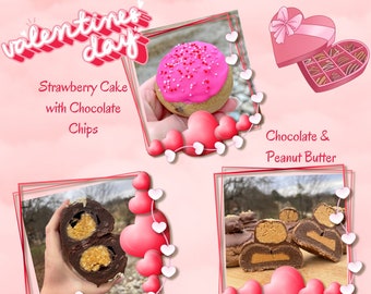 Valentine's Day Box of Chocolates Inspired Cookie Recipe Bundle | Gourmet Stuffed Cookie Recipes | Cookie Recipes | Homemade Cookie Recipes