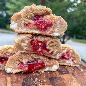 Ricette di biscotti ripieni She's My Cherry Pie / Ricetta di biscotti gourmet / Biscotti fatti in casa / Biscotti gourmet ripieni / Biscotti gourmet ripieni