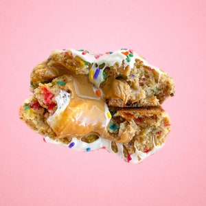To Go Box Cookie Recept | Koekjesrecept | Zelfgemaakt koekjesrecept | Recept voor gevulde koekjes | Gastronomisch koekjesrecept | Dessertrecept |