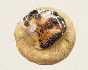 Toasted Marshmallow Cookie Recipe | Gourmet Stuffed Cookie Recipes | Cookie Recipes | Gourmet Cookies | Dessert Recipes | Homemade Cookies