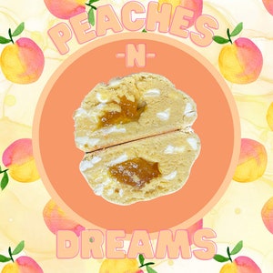 Peaches N Dreams Cookie Recipe | Stuffed Cookies | Gourmet Stuffed Cookies | Stuffed Cookie Recipe | Gourmet Cookie Recipe | Big Cookies