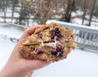 Receta de galleta de muffin de arándanos / Receta de galleta gourmet / Productos horneados / Galletas caseras / Recetas / Recetas de comida