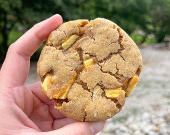 Browned Butter & Cinnamon Apple Oatmeal Cookie Recipe | Gourmet Stuffed Cookie Recipes | Stuffed Cookie Recipes | Gourmet Cookie Recipes