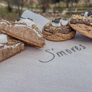 Classic S&#39;mores Cookie Recipes | Gourmet Cookie Recipes | Courtney&#39;s Cookies and Creations | Dessert Recipes | Big Cookie Recipes