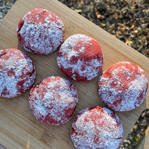 Classic Red Velvet Cookie Recipe | Gourmet Cookie Recipes | Classic Cookie Recipes | Homemade Recipes | Big Cookies | Ccookiesandcreations