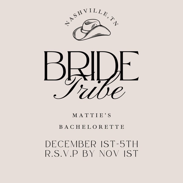 Electronic Bachelorette Party Invitation Etsy