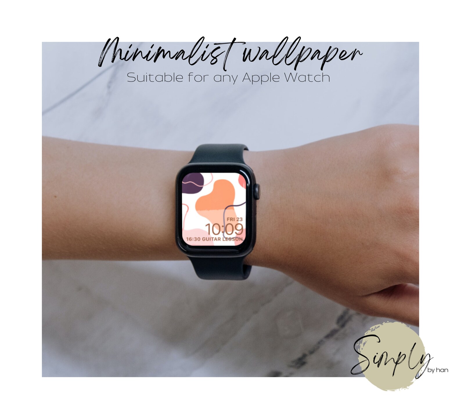 Apple Watch Wallpaper Digital Screen Saver Etsy