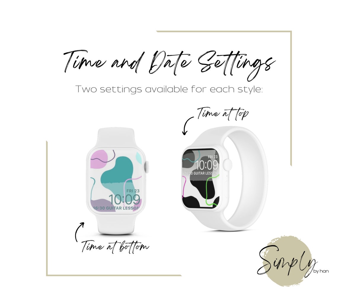 Apple Watch Wallpaper Digital Screen Saver Etsy