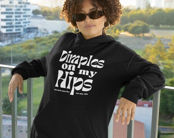 HEATED Lyrics inspired, "Dimples on my Hips" Unisex Oversized Boyfriend Hoodie, Renaissance World Tour Hoodie, BEYHIVE Gift for Her (S-3XL)