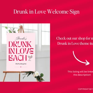 Drunk in Love Bachelorette Weekend Itinerary Template | Bachelorette Travel Itinerary Template | 10 Pages | Editable in Canva | Feyonce Bachelorette
