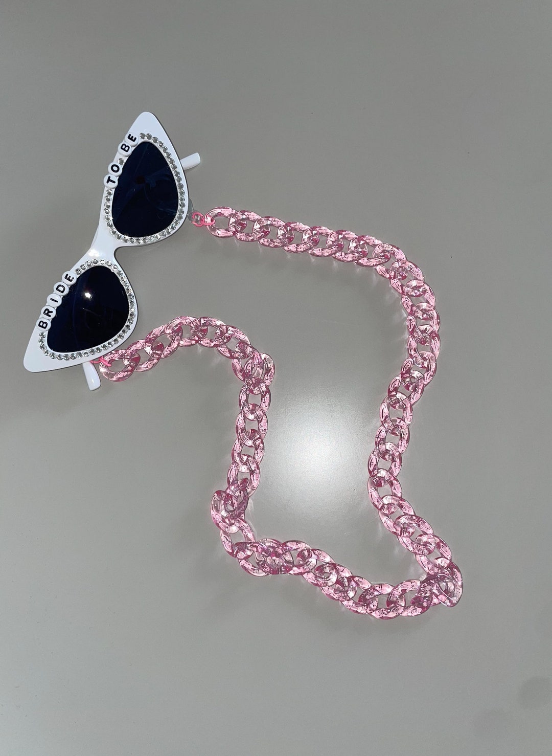 thumbnail image 2 of Bride To Be Glasses | Rose Colored Bachelorette Party Accessory 2 of 10