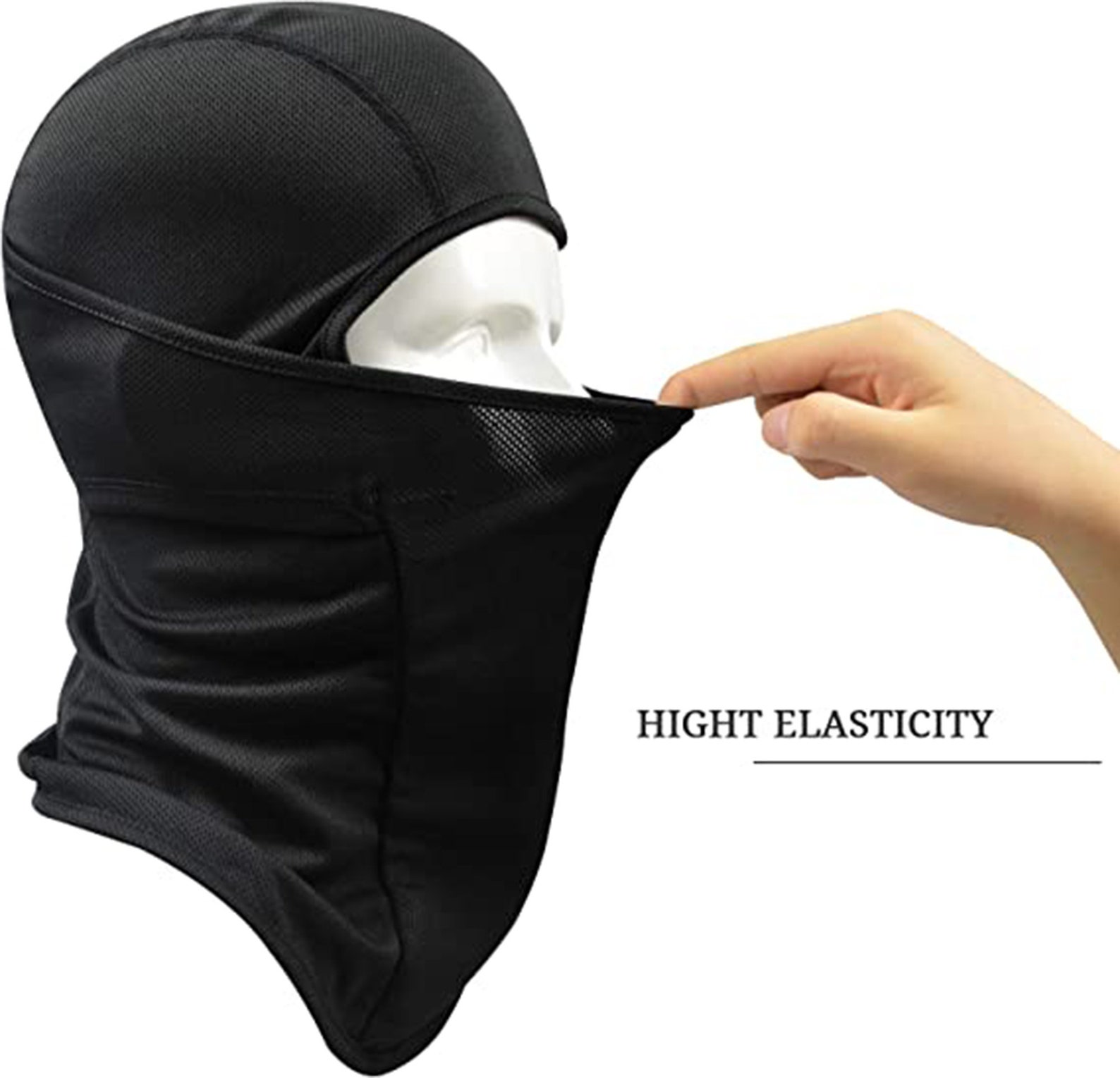 UV Protector Scarf Shiesty Mask Pooh Shiesty Mask Military Balaclava Sun Protection Long Neck Cover Ski Mask Bikebandana Black