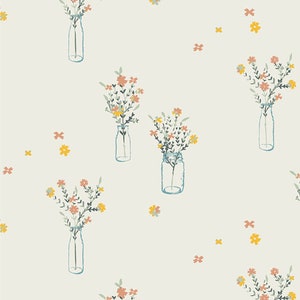 Picking Wildflowers, Shine On Collection by Sharon Holland, Art Gallery Fabrics, Fabric by the Yard, 100% Cotton for Quilting