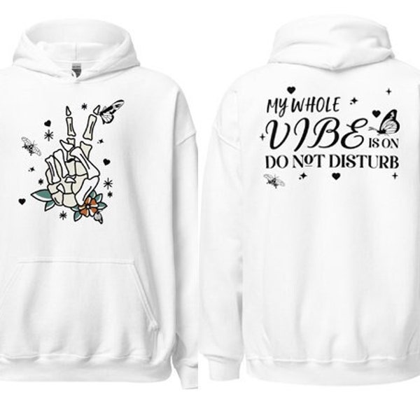 Do Not Disturb Hoodie, Vibe Sweatshirt, Introvert Christmas Sweater gift, Introvert Hoodie, Anti Social Hoodie, Introvert Sweatshirt