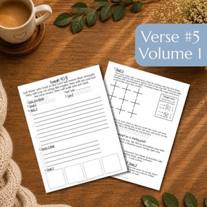Scheda di memorizzazione delle Scritture - Versetti biblici stampabili - Modello devozionale cristiano - Foglio di studio sulla fede - Download digitale - Libro di monitoraggio di Isaia 40:31