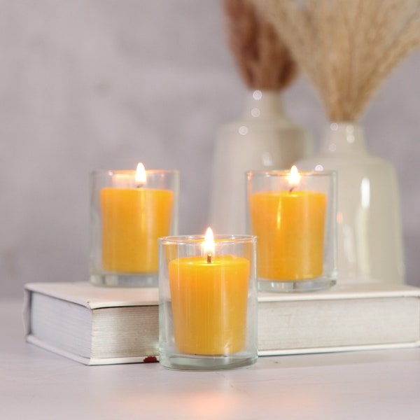 Beeswax Aromatherapy Votives | Aromatherapy Votive |  Beeswax Votive Candles | 100% Pure Natural Handcrafted Candles | Aromatherapy Candles