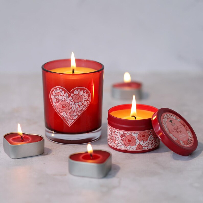 Big Dipper Wax Works Sweet Heart Candle - Thumbnail 3