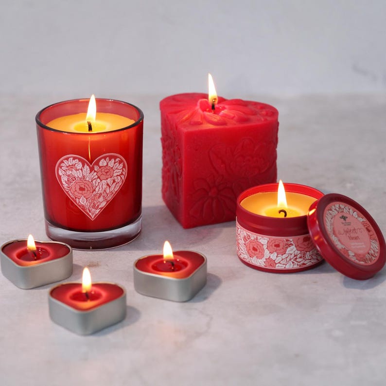Big Dipper Wax Works Sweet Heart Candle - Thumbnail 2
