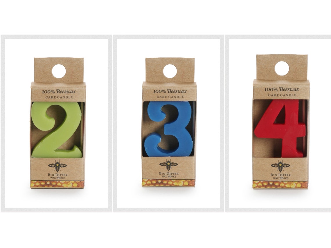 Birthday Number Cake Candles Birthday Cake Candles Cake - Etsy