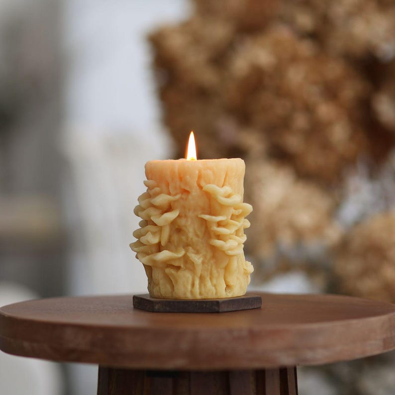 Beeswax Mushroom Candles | 3D Mushroom Candles | Nature Candle | Home Decor | Rustic Candles | Spring | Easter | Mother's Day image 9