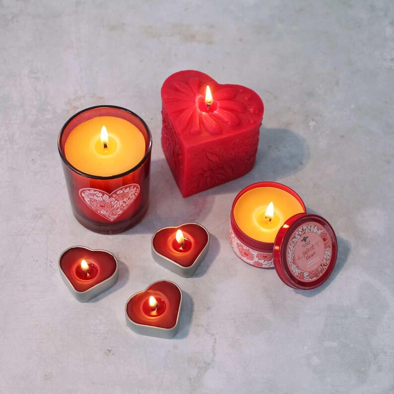 Big Dipper Wax Works Sweet Heart Candle - Thumbnail 4