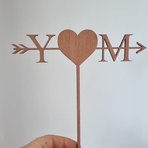 Valentines day | Engagement | Wedding | Anniversary | Cake Topper