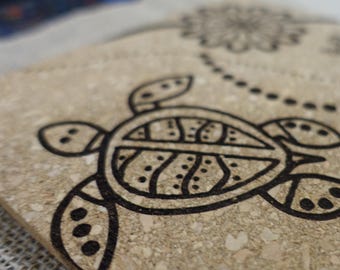 Varios diseños aborígenes cuadrados resistentes al calor para ollas / utensilios de cocina / agarraderas para ollas