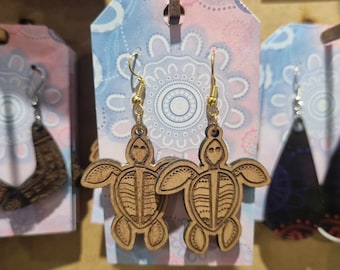 Pendientes indígenas aborígenes / Isla del Estrecho de Torres / Hipoalergénicos / Pendientes Naidoc / Profesor / ATSI