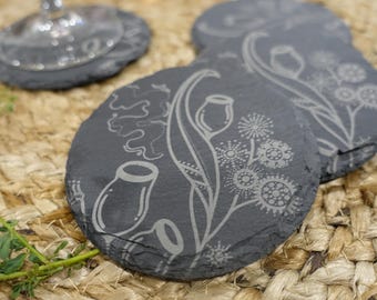 Posavasos de diseño aborigen / utensilios de cocina / artículos de bar / Bienvenida / cerveza / vino / mármol negro