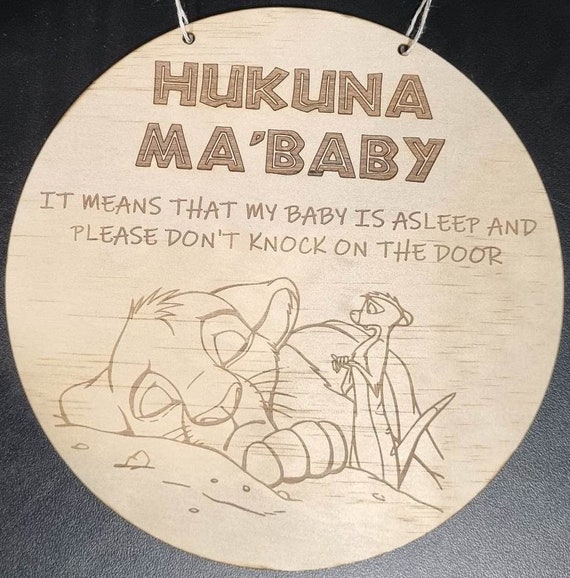 HUKUNA MA'BABY Lion King Simba Baby Sleeping Door Hang