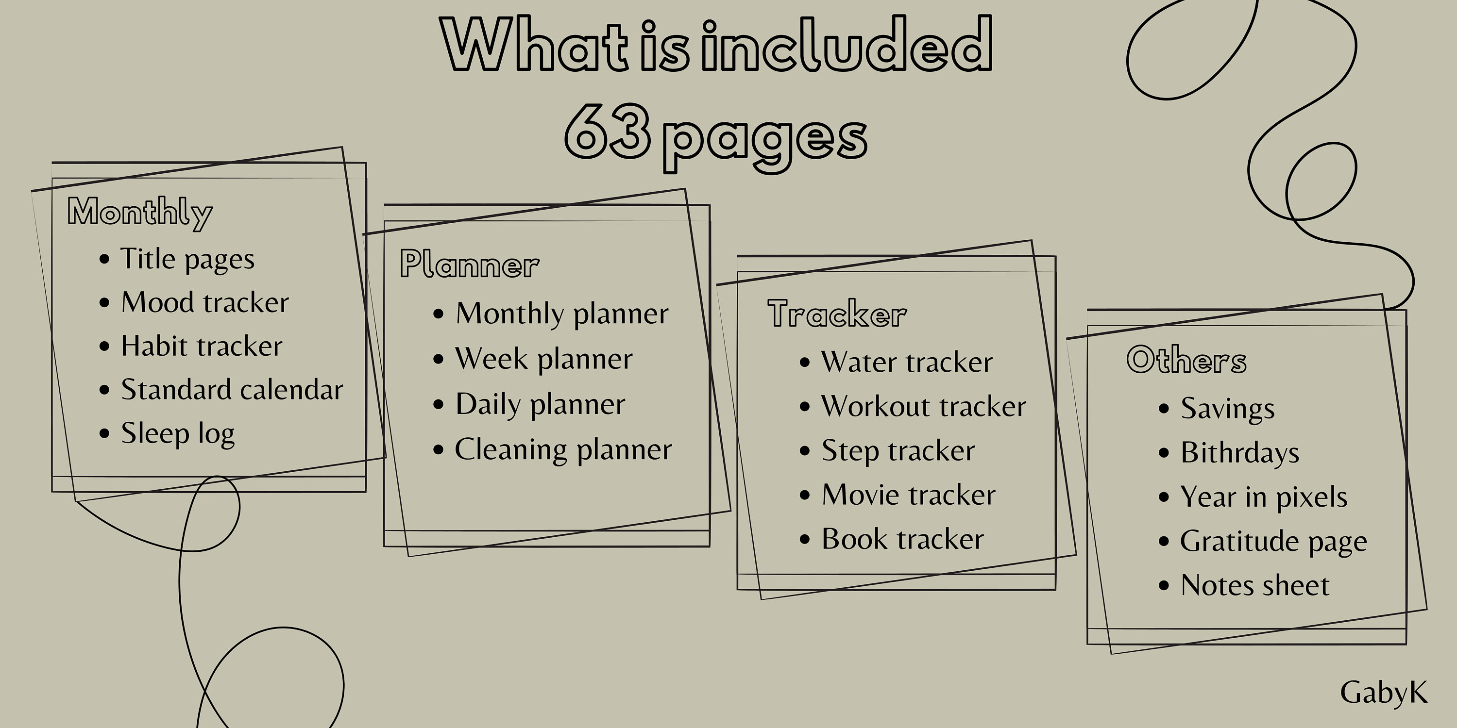 Bullet Journal Printable Pages Starter Pack Bullet Etsy