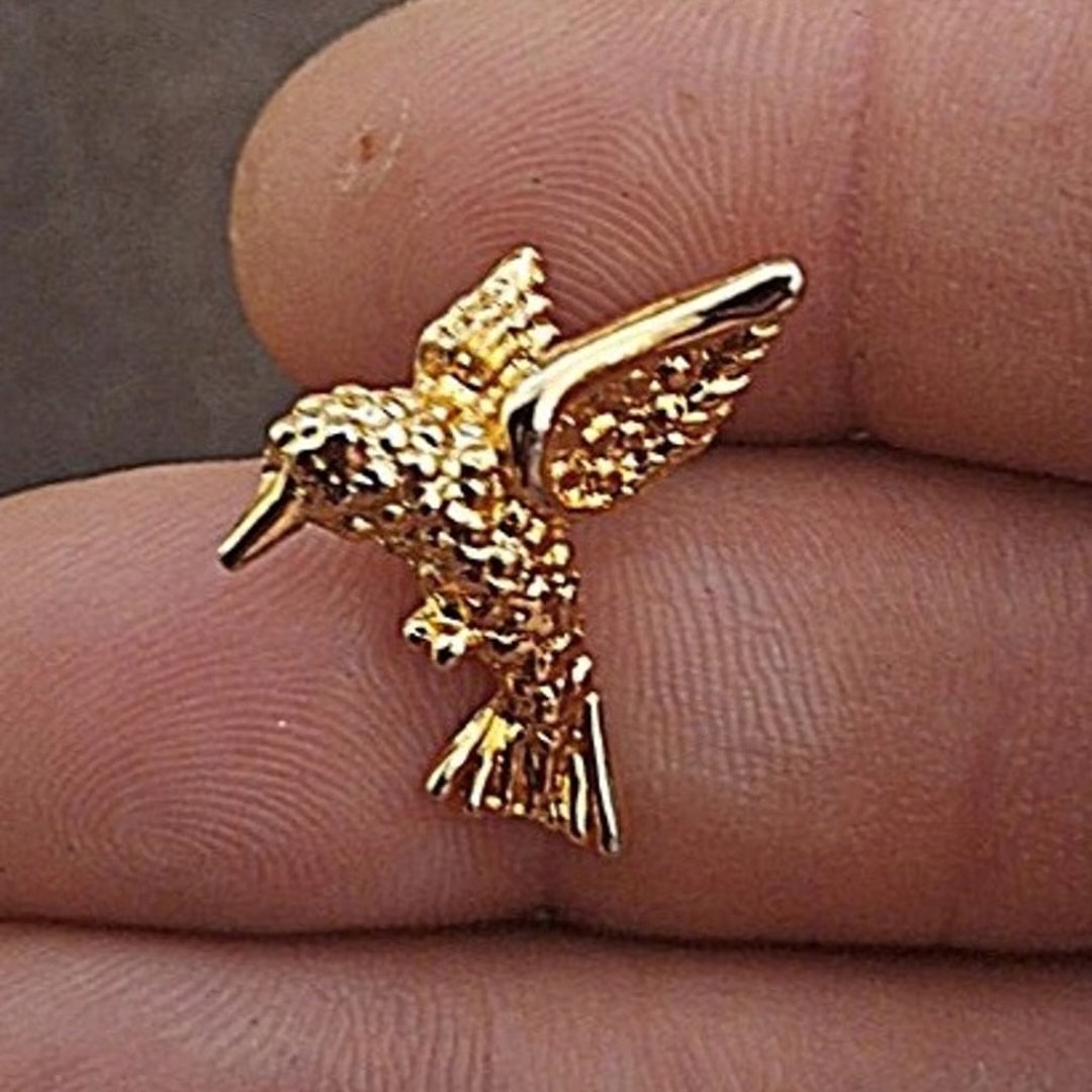 Hummingbird Bird Pin - Etsy
