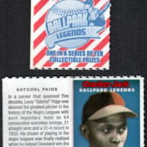 Juego de 10 Cracker Jack Ballpark Legends Primera Edición