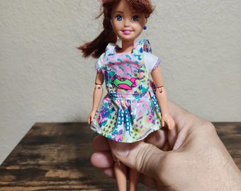 Vintage 1991 Barbie Sachi And Honey the Puppy. RARE as In Box Australia