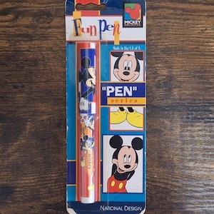 1990s Disney Mickey Mouse Unlimited Fun Pen