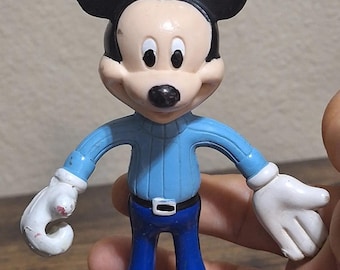 Vintage Justoys Bend-ems Mickey's Stuff Mail Pilot Shyster 5
