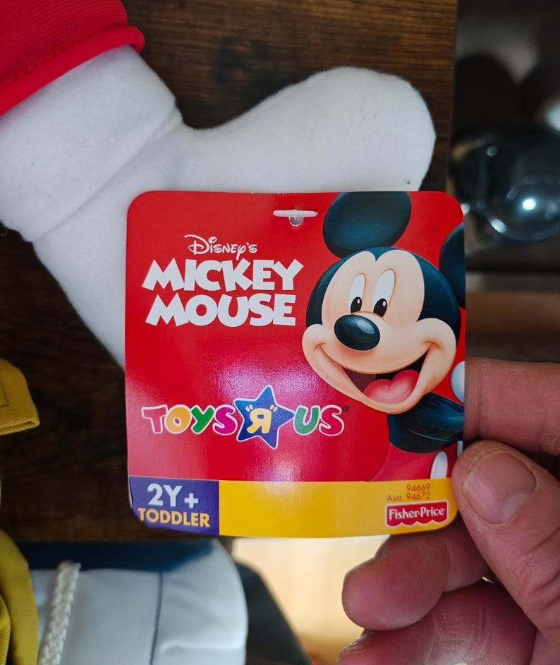 2000 Fisher Price Disney House of Mouse Mickey Mouse 25" Plush image 9