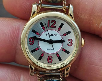 Lady Bug Face White Band Analog Ladies Watch - Etsy display picture 1