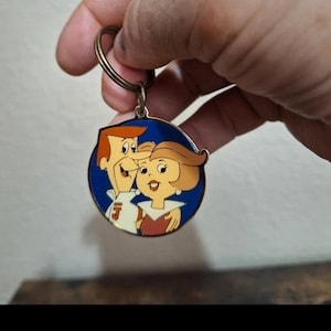 1990 The Jetsons Enamel Keychain/Keyring