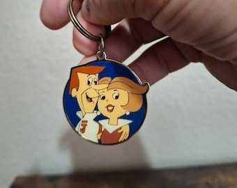 1990 The Jetsons Enamel Keychain/Keyring