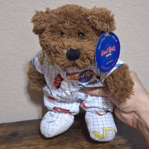 1999 Tool Themed Hard Rock Cafe Hotel Las Vegas Teddy Bear Plush