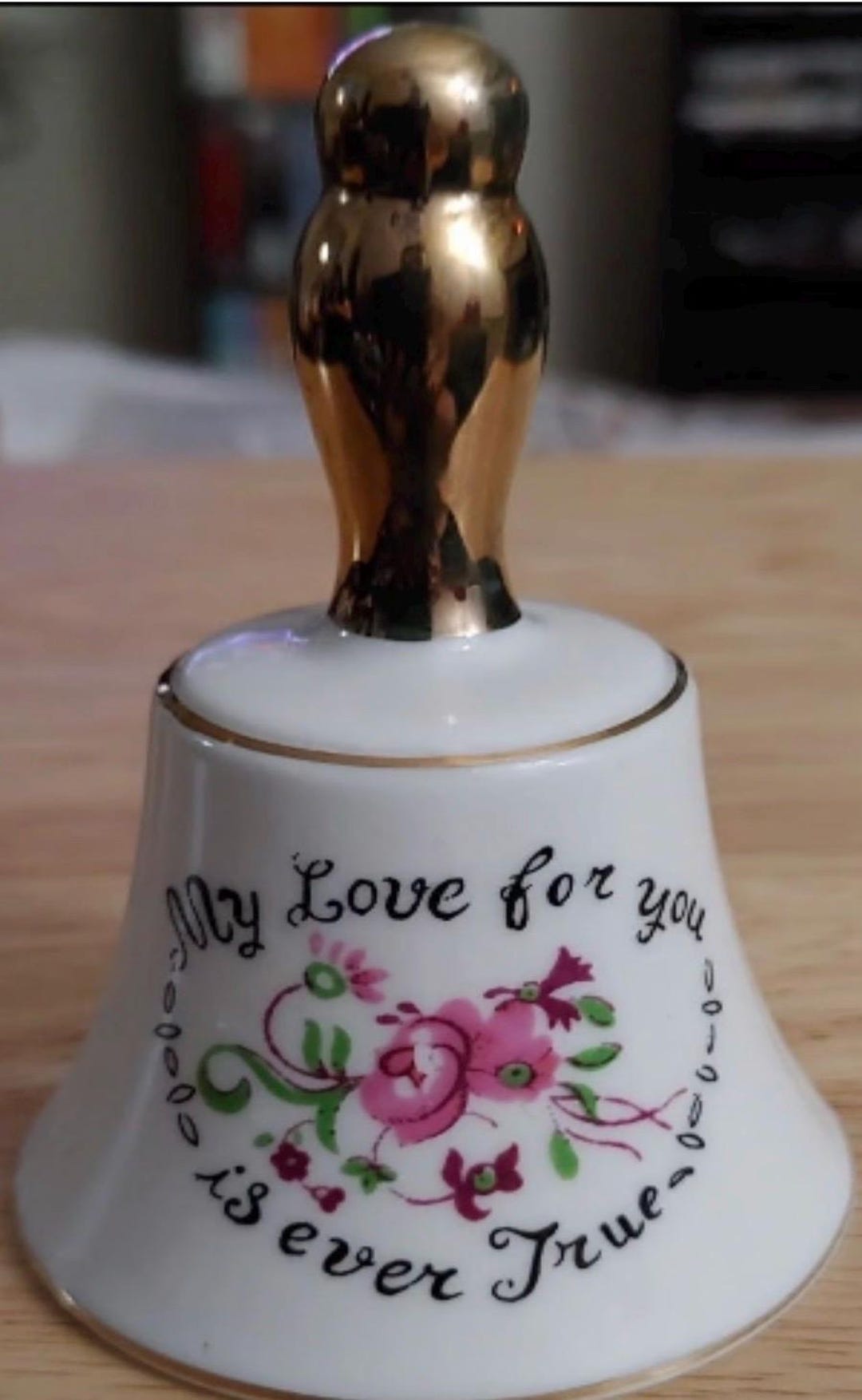 My Love for You Porcelain Bell - Etsy