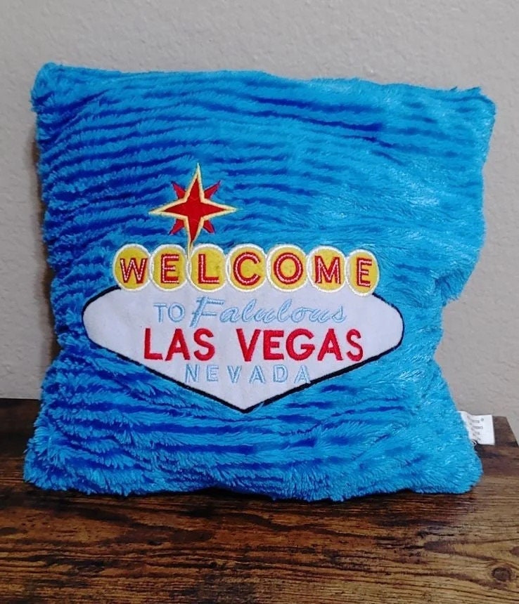 Mousus Las Vegas Scenery Cityscape Throw Pillow Cover Nevada State Las  Vegas Cushion Cover Linen Square Pillow Case Decortaive Pillowcase with  Zipper