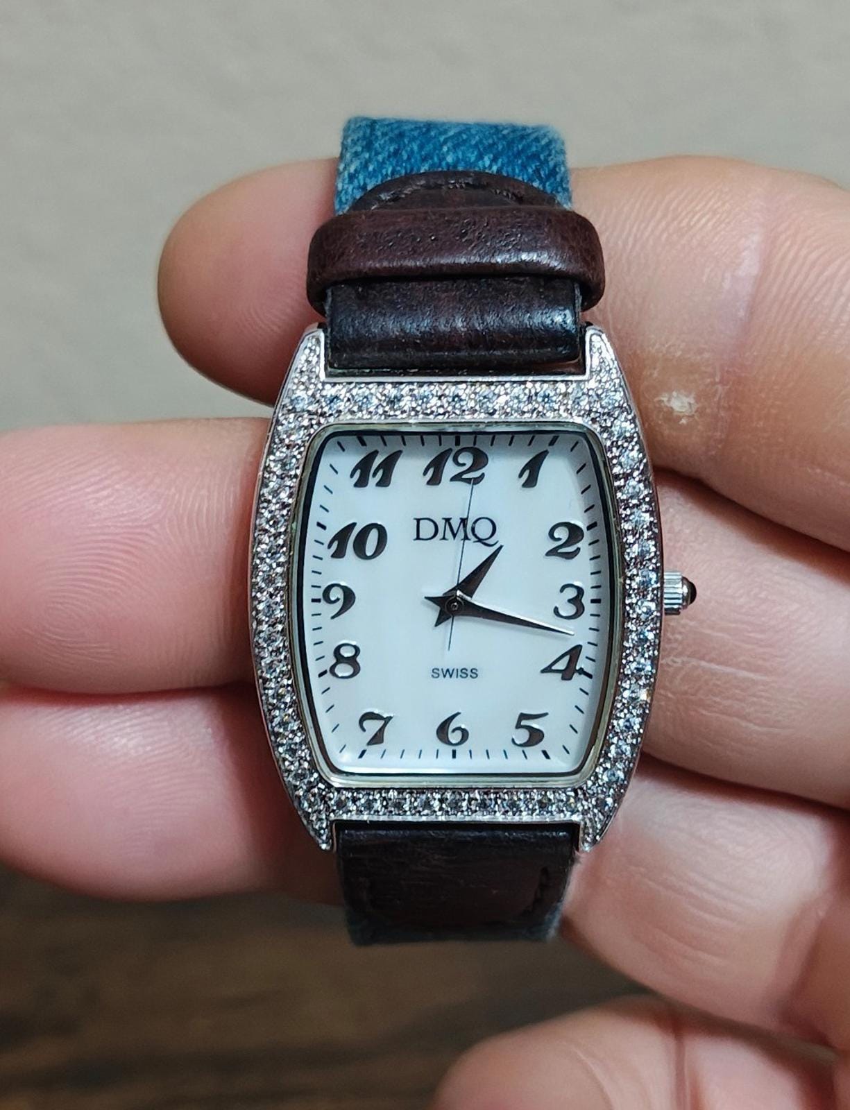 Women DMQ Quartz 100ft WR Analog 33mmDial Causal Round Watch (F828) Dmq Watch - Etsy main image 2