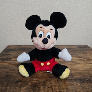 1980's Vintage Disneyland Walt Disney World Mickey Mouse 8" Plush image 6