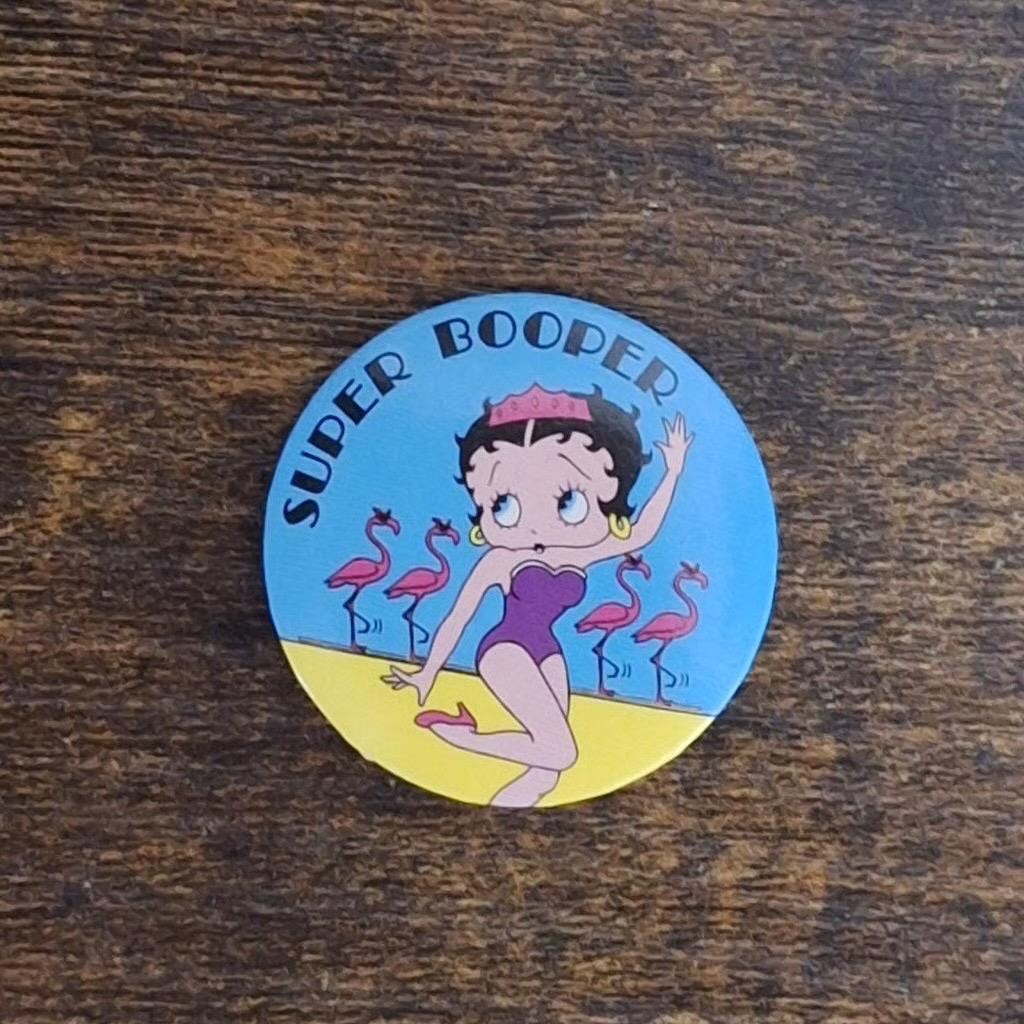 1986 Betty Boop Button Pin - Etsy