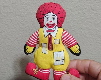 1978 Ronald Mcdonald Whistle Doll 21 Inches Tall IOB in Original